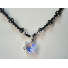 2015 fashion hot selling crystal bead pendant necklace
